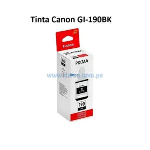 Botella De Tinta Canon GI-190BK G3100 / G2100 / G1100 Negro