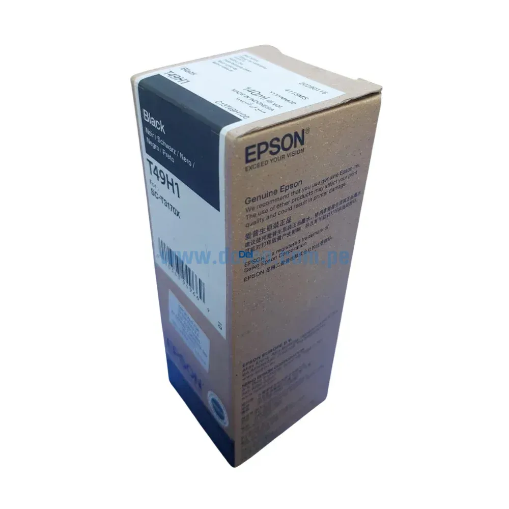 Botella De Tinta Epson T49H100 Negro SC-T3100X, SC-T3170X - Imagen 2