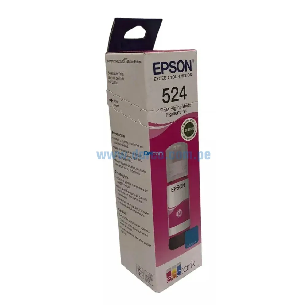 Tinta Epson T524320 (524) L15150 / L15160 Magenta17.26 ml. - Imagen 2