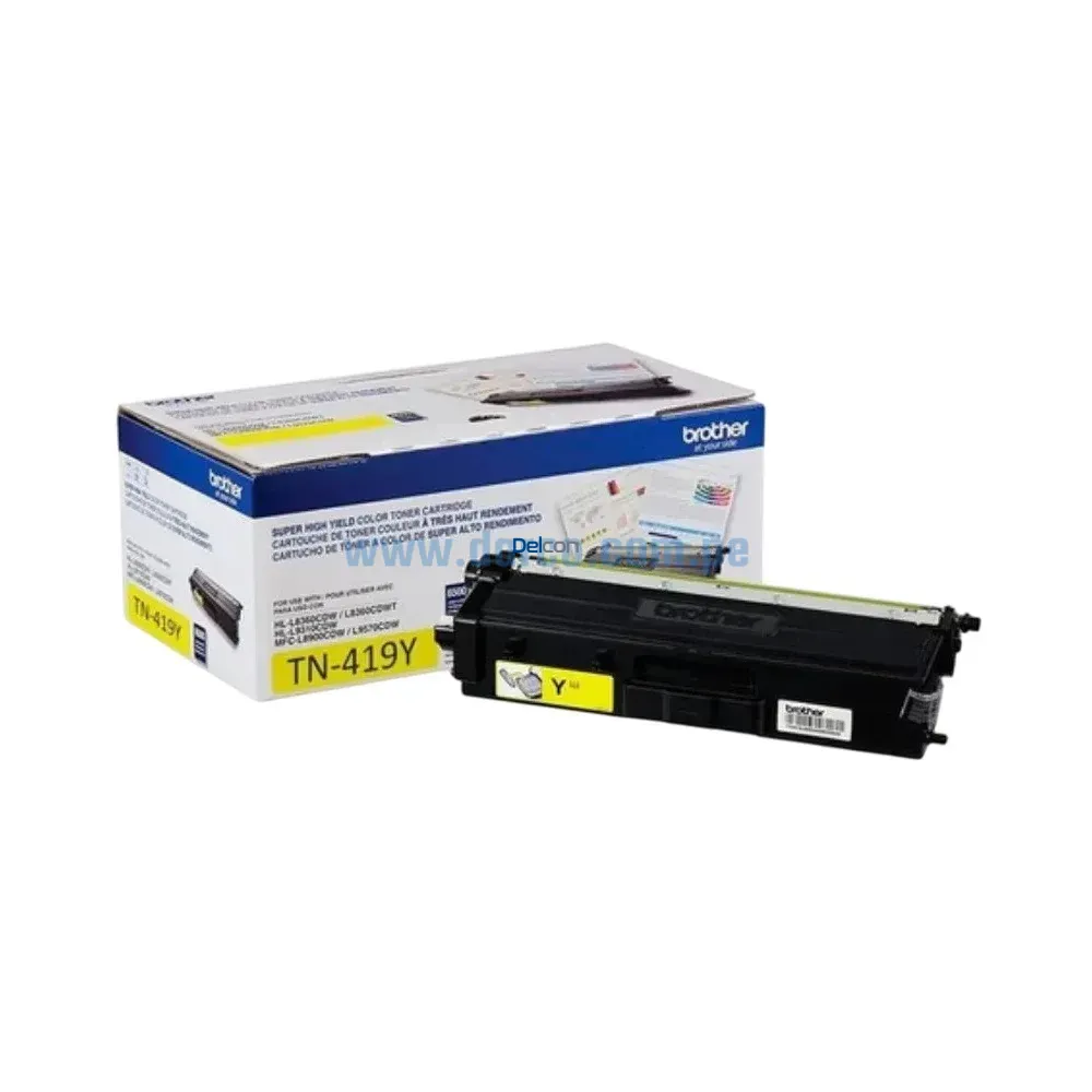 Toner Brother TN-419Y Yellow MFC-L8900CDW / HL-8360CDW - Imagen 2