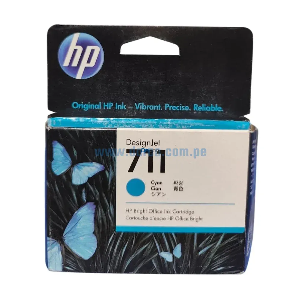 Tinta Hp CZ130A (711) Cyan DesignJet T130 / T530 29ml