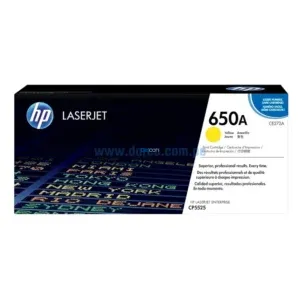 Cartucho De Toner HP CE272A 650A LaserJet M750 Amarillo