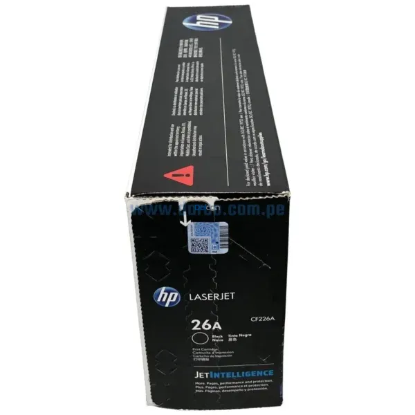 Toner Hp CF226A (26A) Laserjet Pro M402 / MFP M426 Black - Imagen 2