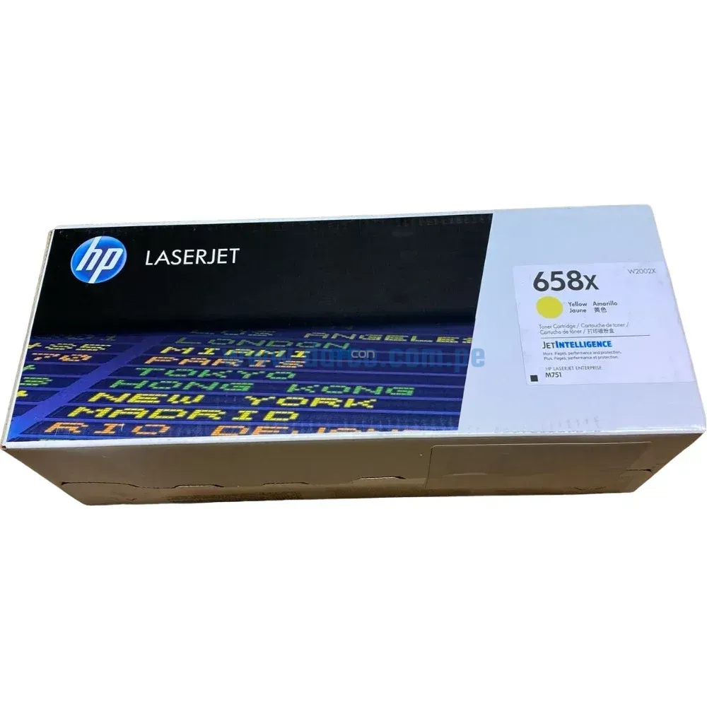 Toner Hp W2002X (658X) LaserJet M751 Amarillo 28,000 Paginas - Imagen 3