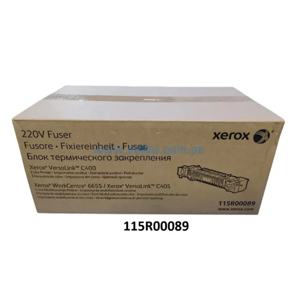 Fusor Xerox 115R00089 VersaLink C400 / C405 Negro 220V Original
