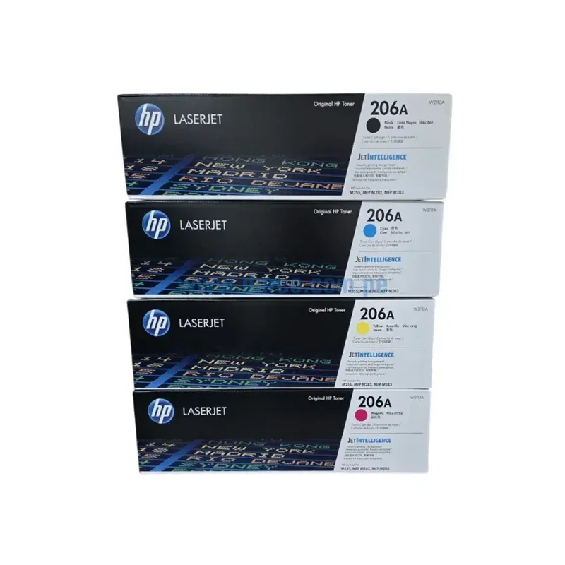 Kit De Toner Hp LaserJet Pro M255dw, M283fdw (206A) Black - Imagen 2