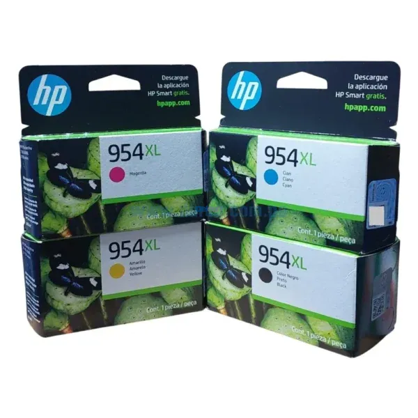 Kit De Tinta Hp 954XL OfficeJet pro 7720, 7740, 8210, 8720 - Imagen 2