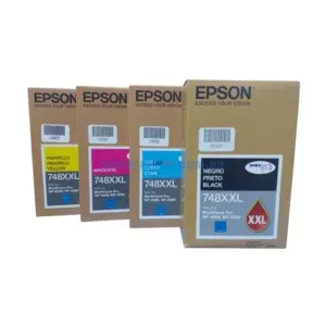 Kit De Tinta Epson 748XXL WF Pro WF-6090, WF-6590 Black, Cyan, Magenta, yellow