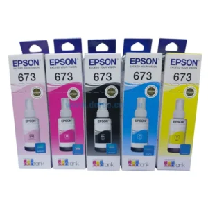 Kit De Tinta Epson T673 Para L800, L850, L1800, Original