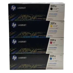 Kit De Toner Hp LaserJet MFP M277, M252 (201X) Black, Cyan, Magenta, Yellow