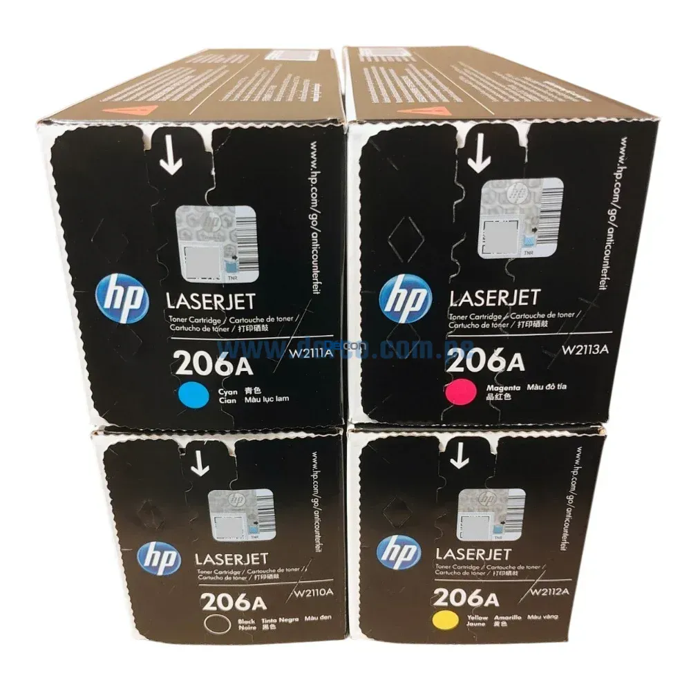 Kit De Toner Hp LaserJet Pro M255dw, M283fdw (206A) Black - Imagen 3