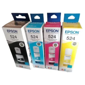 Kit Tinta Epson T524 Black, Cyan, Magenta, Yellow L15150 / L15160