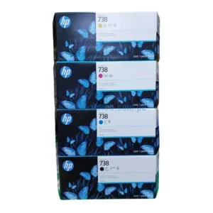 Kit Tinta Hp 738 DesignJet 300ml T850 / T950, Original