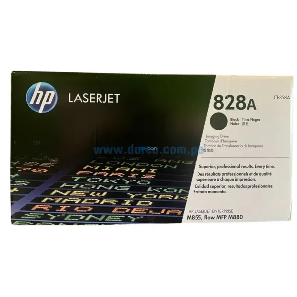 Tambor Drum HP CF358A 828A LaserJet M855 / M880 Negro - Imagen 2