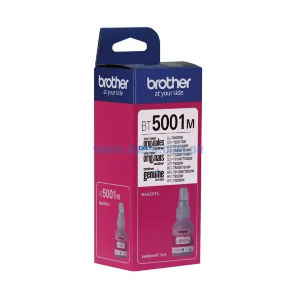 Botella De Tinta Brother BT5001M Magenta DCP-T420W / MFC-T4500DW 48.8ml - Imagen 3