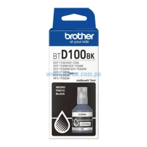 Tinta Brother BTD100BK DCP-T230 / DCP-T430W / DCP-T530DW / DCP-T730DW / MFC-T930DW Negro 108.0ml