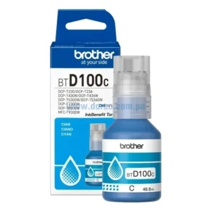 Tinta Brother BTD100C Cyan DCP-T230 / DCP-T430W / DCP-T530DW / DCP-T730DW / MFC-T930DW 48.8ml