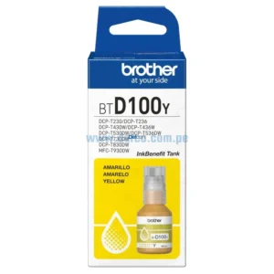 Tinta Brother BTD100Y DCP-T230 / DCP-T430W / DCP-T530DW / DCP-T730DW / MFC-T930DW Yellow 48.8ml