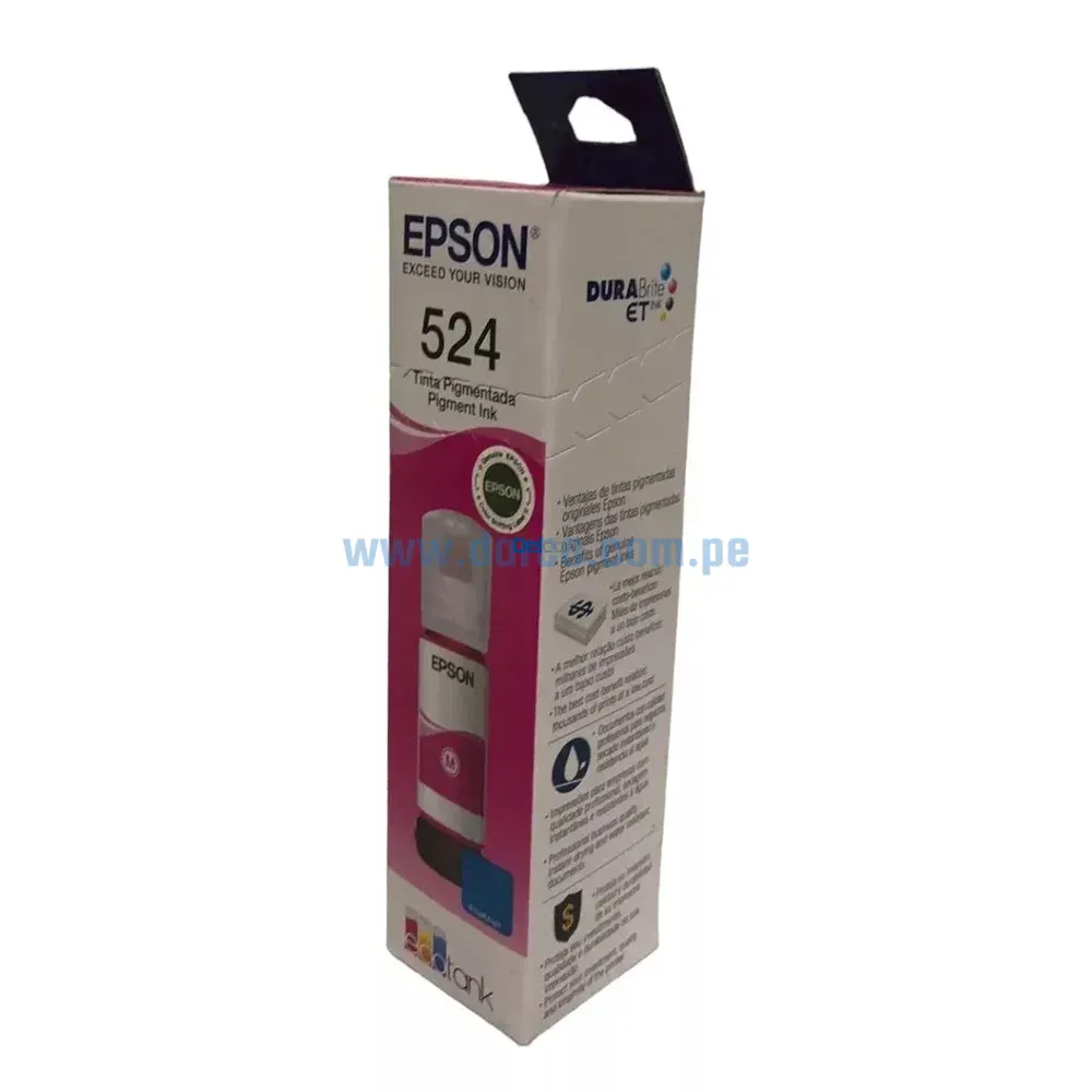 Tinta Epson T524320 (524) L15150 / L15160 Magenta17.26 ml. - Imagen 3