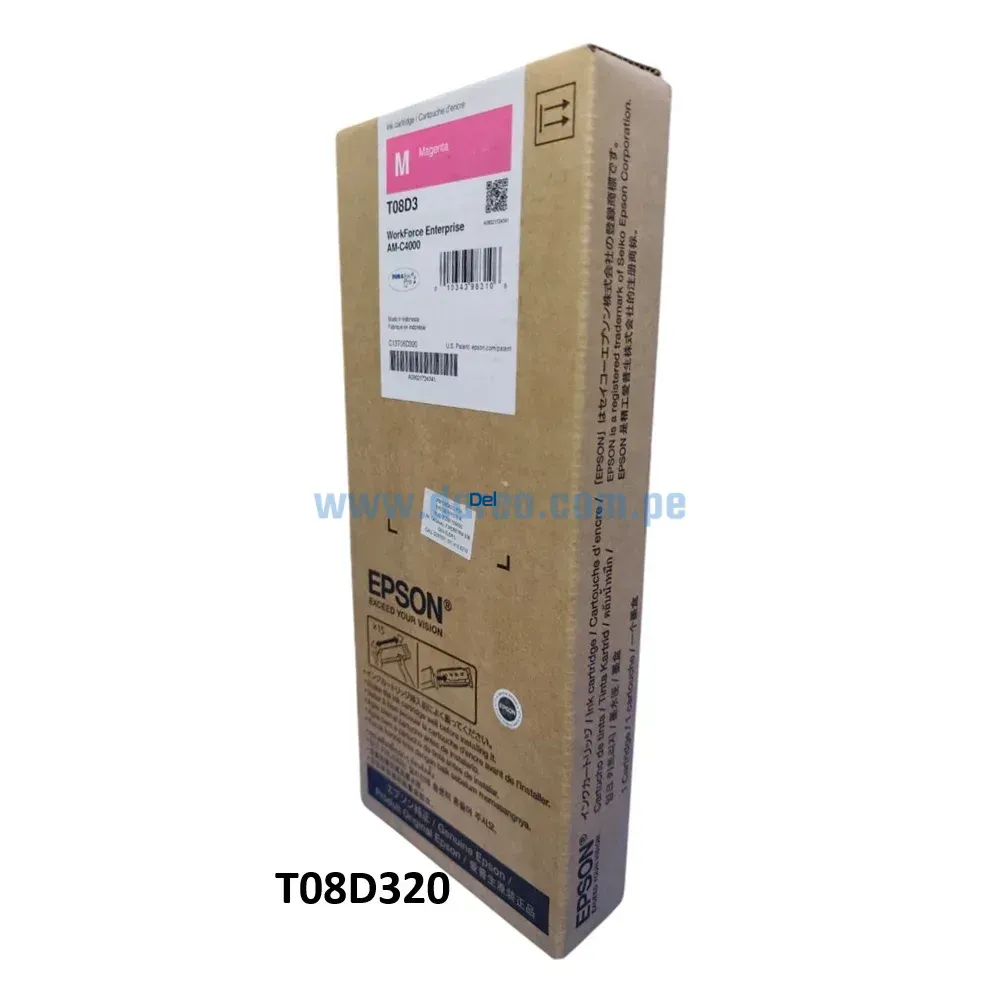 Tinta Epson T08D320 (T08D3) WorkForce Enterprise AM-C4000 Magenta - Imagen 2