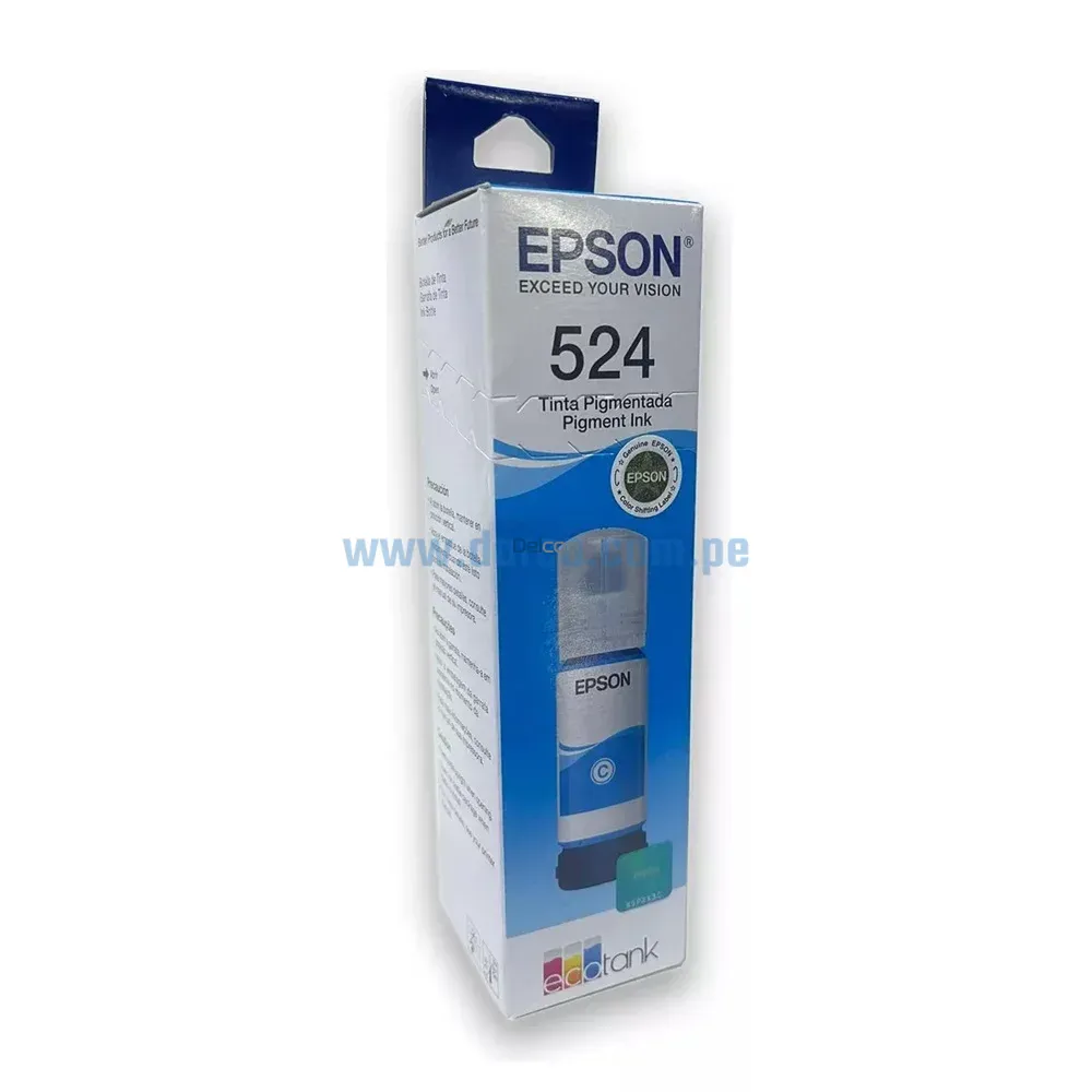 Tinta Epson T524220 (524) L15150 / L15160 Cyan 17.26 ml. - Imagen 2