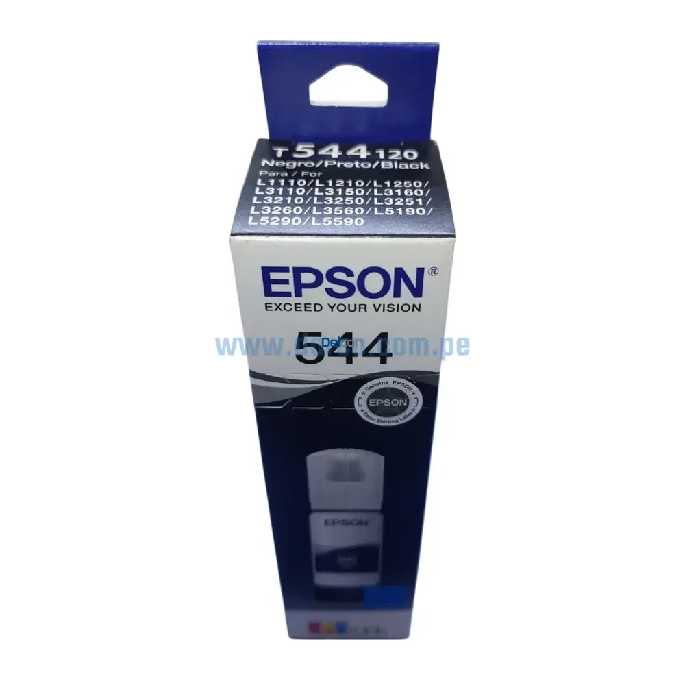 Tinta Epson T544120 544 Black Para L3210 / L3250 Original - Imagen 2