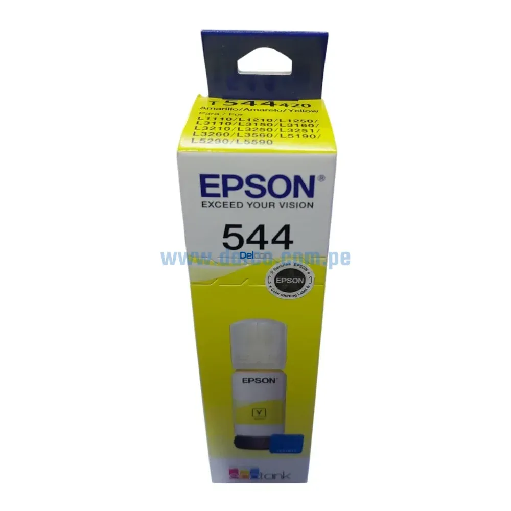 Tinta Epson T544420 544 Yellow Para L3210 / L3250 Original - Imagen 2