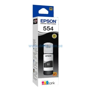 Tinta Epson T554120-AL (554) Negro Pigmentado L8160 / L8180, 70.00 ml.