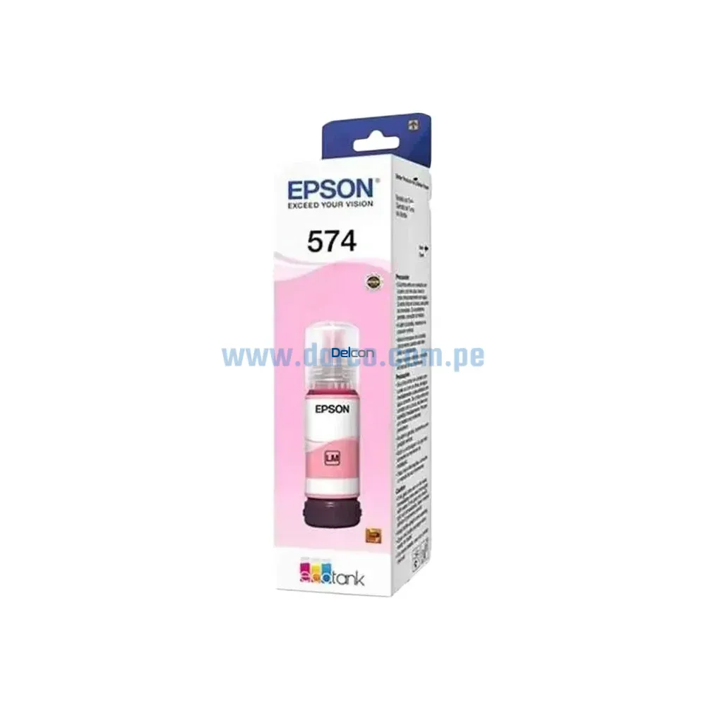 Tinta Epson T574620 (574) Magenta Claro Para L8050, L18050 70ml - Imagen 2