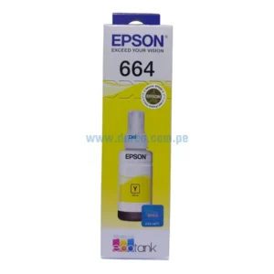 Tinta Epson T664420 664 EcoTank L365 / 395  / L350 / L395 Yellow Original