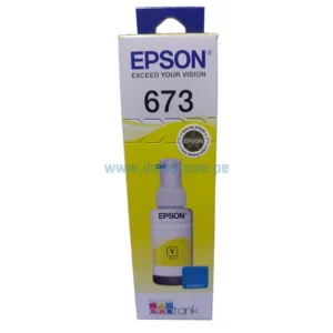 Tinta Epson T673420 (673) L800, L850, L1800, Yellow 70 ml.