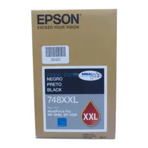 Tinta Epson T748XXL120 748XXL WF Pro WF-6090, WF-6590 Black