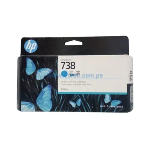 Tinta Hp 738 498N5A Cyan T850 / T950, 130ML Original