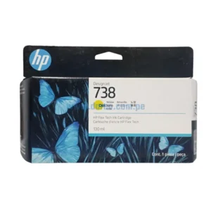 Tinta Hp 738 498N7A Yellow T850 / T950, 130ML Original