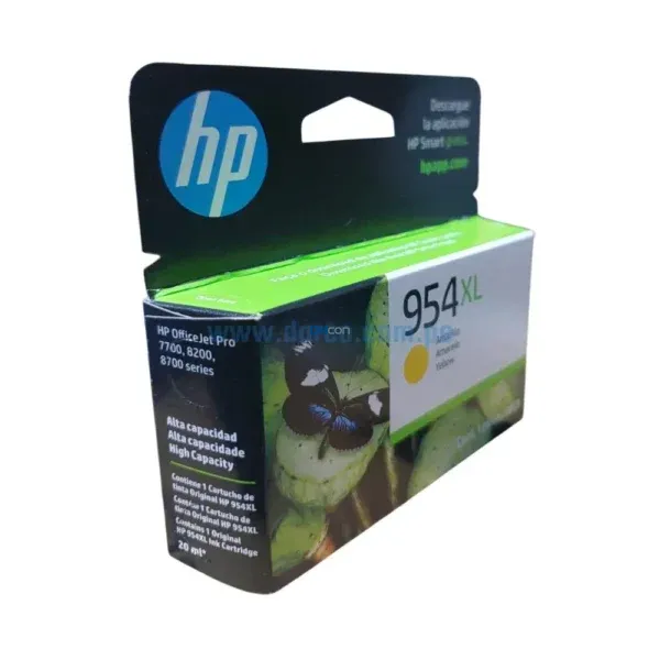 Tinta Hp L0S68AL (954XL) OfficeJet pro 7720, 7740, 8210, 8720, Yellow - Imagen 3