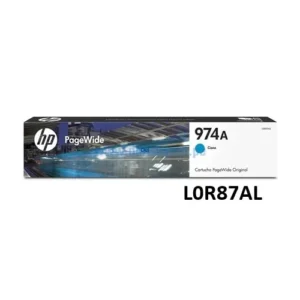 Tinta Hp L0R87AL 974A Cyan 452DW / 577DW  Original
