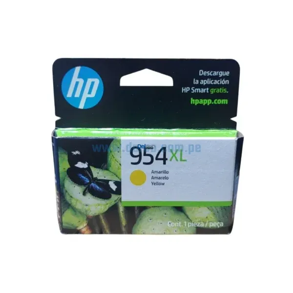Tinta Hp L0S68AL (954XL) OfficeJet pro 7720, 7740, 8210, 8720, Yellow - Imagen 2