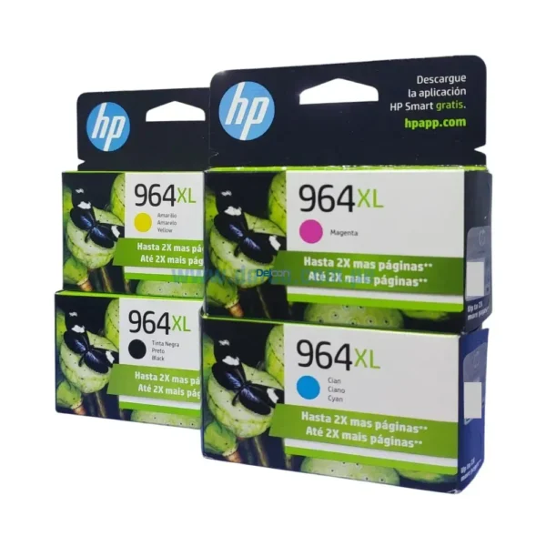 Tinta Hp OfficeJet pro 9010, 9020 (964XL) Black, Cyan, Yellow, Magenta