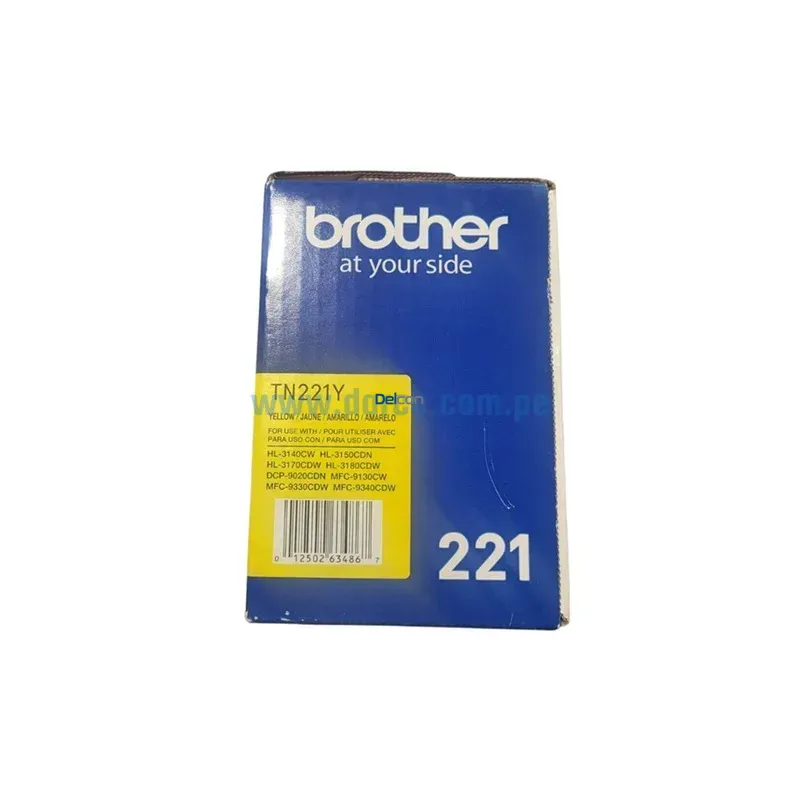 Toner Brother TN-221Y Yellow HL3150CDN / 3170CDW - Imagen 3