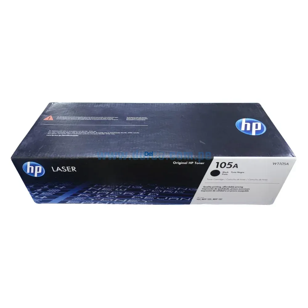 Toner Hp W1105A 105A Laser 107, MFP 135, MFP 137 Negro - Imagen 2