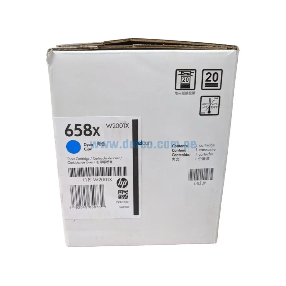 Toner Hp W2001X (658X) LaserJet M751 Cyan 28,000 Paginas - Imagen 2
