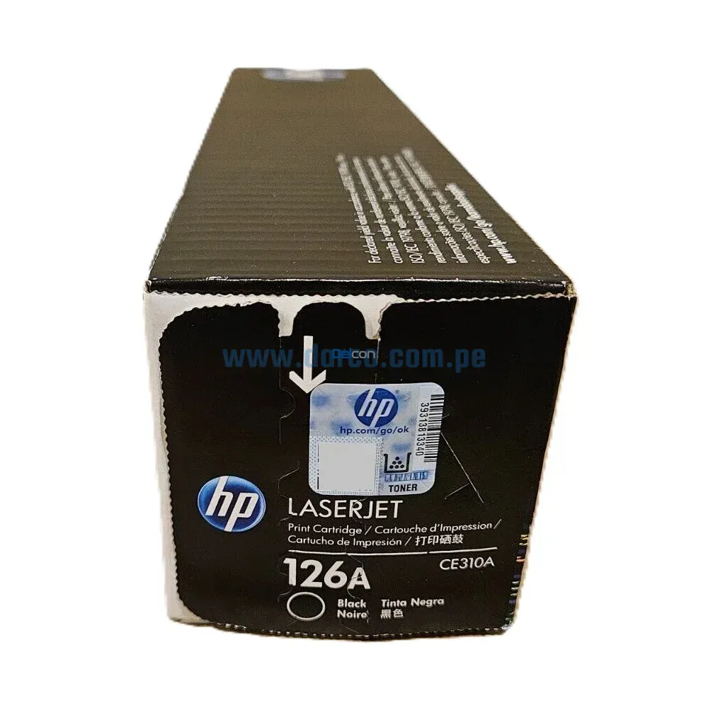 Toner Hp CE310A (126A) LaserJet MFP M175nw / M175a / M275 / Pro CP1025nw Negro - Imagen 3