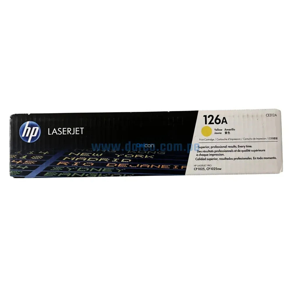 Toner Hp CE312A (126A) LaserJet MFP M175nw / M175a / M275 / Pro CP1025nw Yellow - Imagen 2
