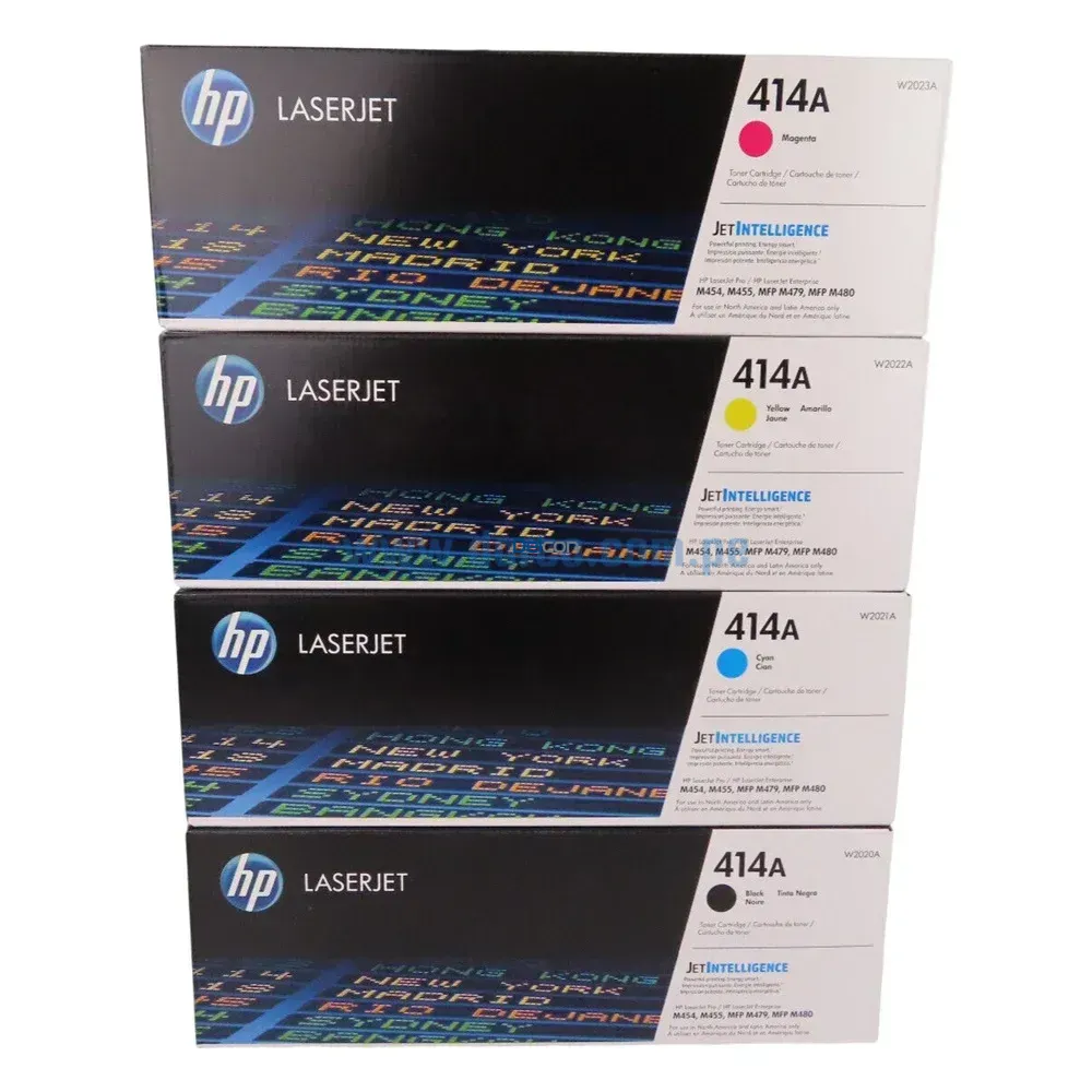 Toner Hp LaserJet MFP M479, M454, M455 (414A) Black, Cyan, Magenta, Yellow