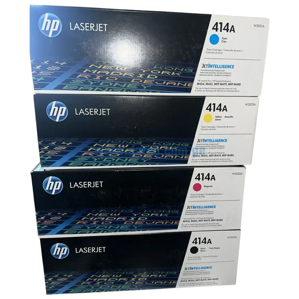Toner Hp LaserJet MFP M479, M454, M455 (414A) Black, Cyan, Magenta, Yellow - Imagen 3