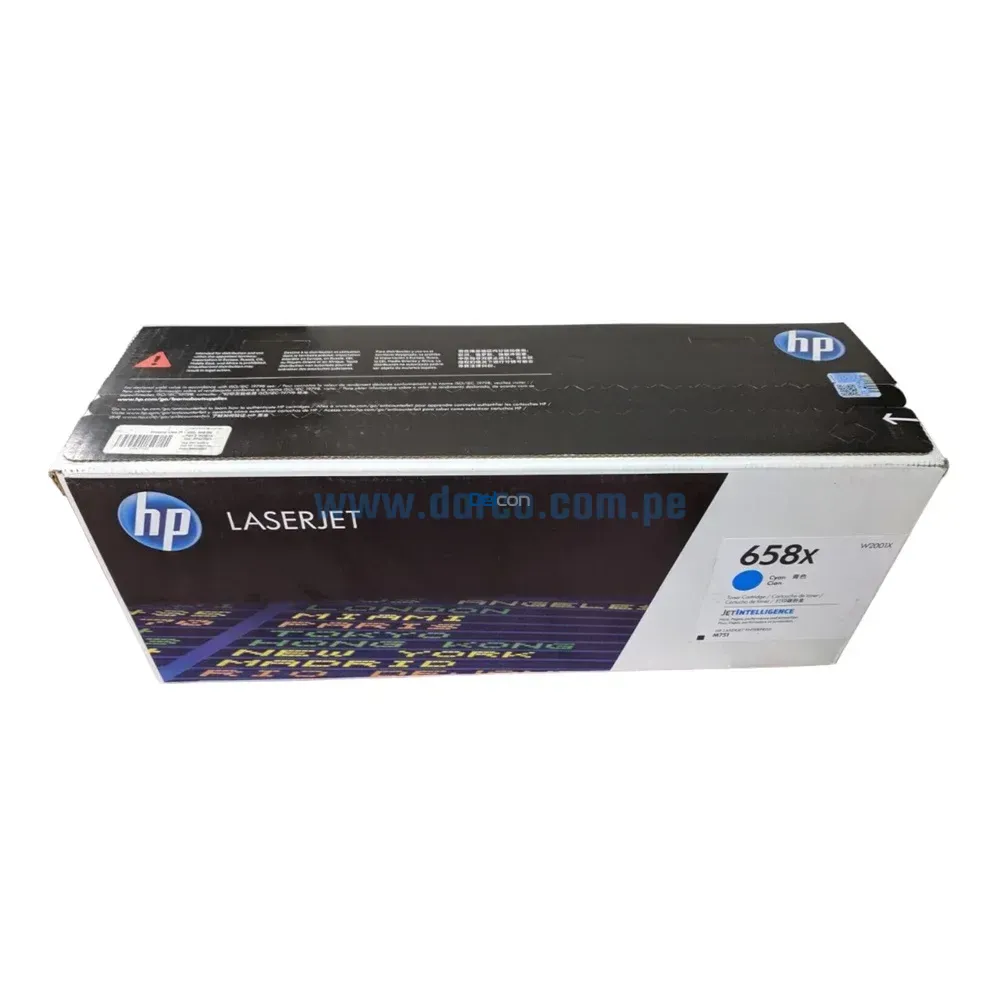 Toner Hp W2001X (658X) LaserJet M751 Cyan 28,000 Paginas - Imagen 3