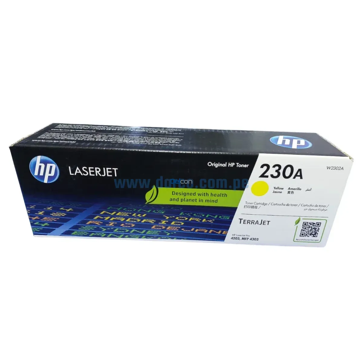 Toner Hp W2302A (230A) Laserjet Pro M4203 / MFP M4303 Amarillo