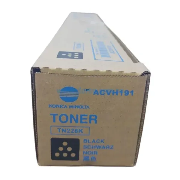 Toner Konica Minolta TN-228K ACVH191 Bizhub C226i, C266i, C386i Black - Imagen 2