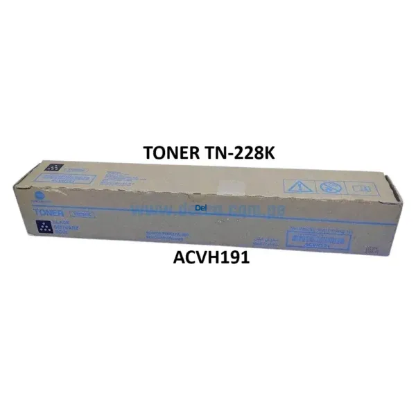 Toner Konica Minolta TN-228K ACVH191 Bizhub C226i, C266i, C386i Black - Imagen 3