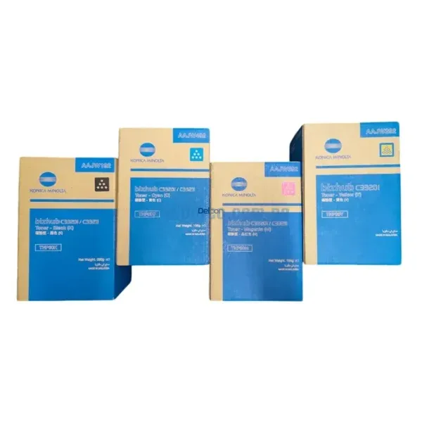 Toner Konica Minolta TNP80 Bizhub C3320i, C3321i Negro, Amarillo, Magenta, Cyan - Imagen 2
